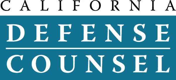 Logo for the California Defense Counsel.